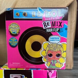 L.O.L. Surprise! Remix Hair Flip Doll - Pink and Yellow